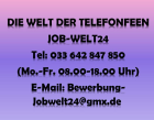 Heimarbeit Telefonistin Job Arbeit Bad Salzuflen und ü-all Stellenangebot 100 H